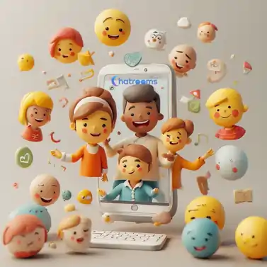Make friends online through safe and engaging chat rooms with shared interests
