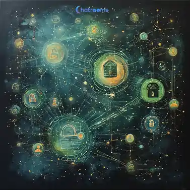 Secure encrypted connections for private anonymous chat sessions